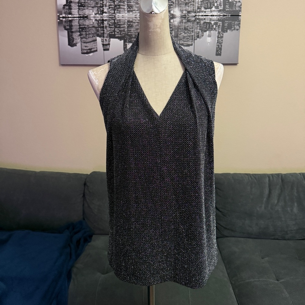 Metallic Sleeveless Stretchy Too